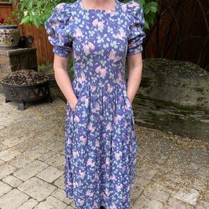 Vintage Laura Ashley floral dress